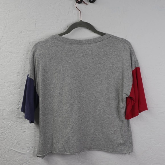Greyson Threads Short Sleeve USA Good Vibes Crop Tee Size XS - Picture 4 of 4